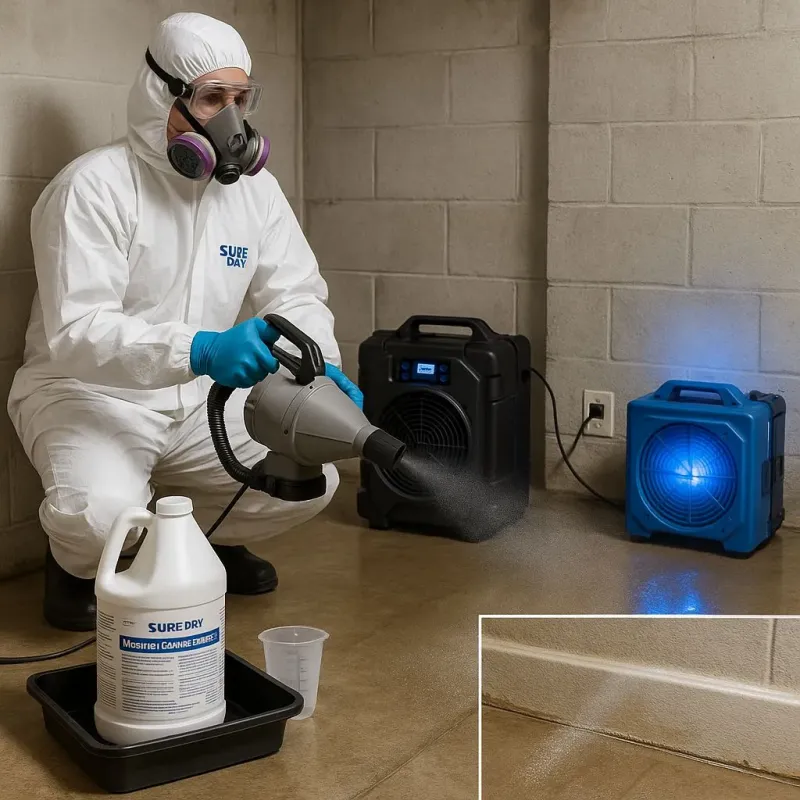 Sanitization and Odor Removal process in Golf Manor, OH