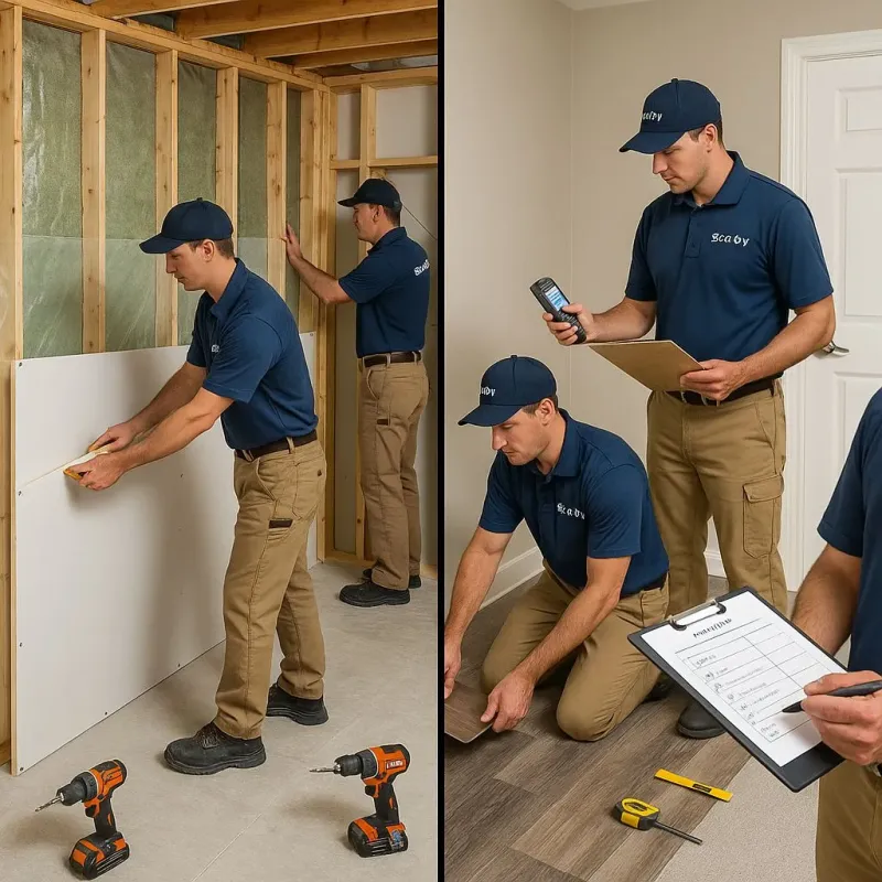 Repairs and Reconstruction process in Golf Manor, OH